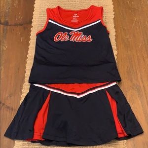 Ole Miss Cheerleader Suit Size Small